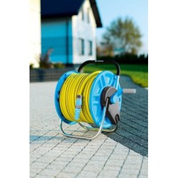 Stojak na wąż aluplus 60mb 1/2