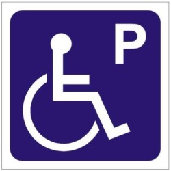 Tablica parking dla niepełnosprawnych