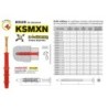 Kołek szybki montaż ksmxn 8x60mm