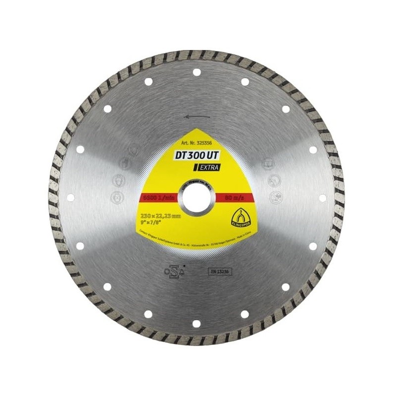 Tarcza diamentowa turbo dt300ut 230mm 325356