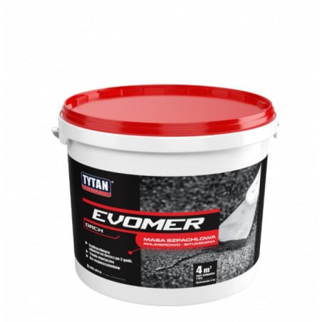 Tytan evomer masa szpachlowa 5kg czarny