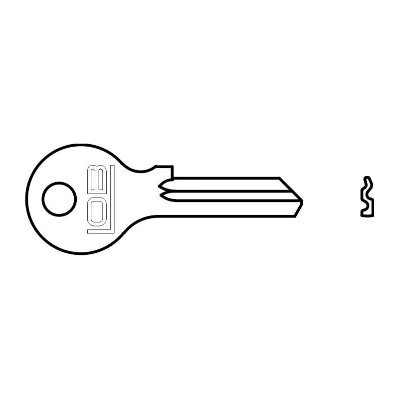 Klucz płaski am200 23.5x7 stal. Niklowany lewy-nacięty