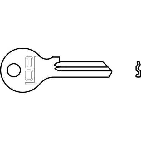 Klucz płaski am200 23.5x7 stal. Niklowany lewy-nacięty