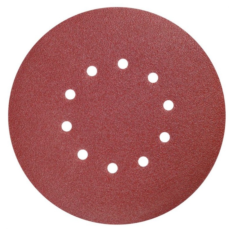 Krążki ścierne 225mm 5 sztuk gr.100 a142220 z otworami