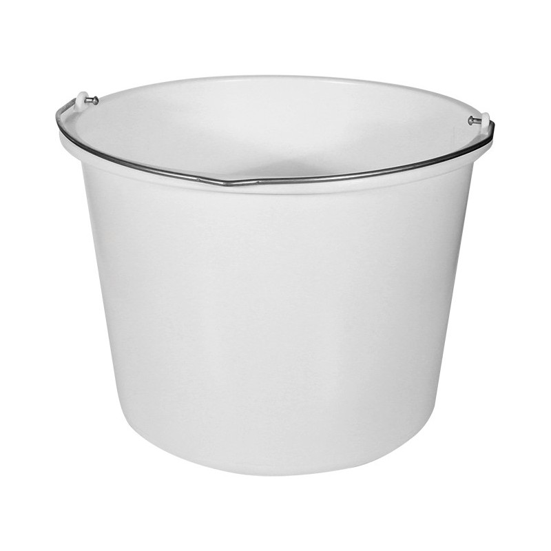 Wiadro plastikowe 12 litrów białe