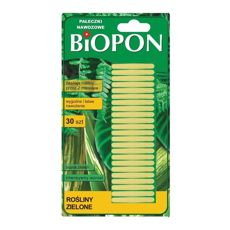 Nawóz pałeczki, nawozowe do roślin zielonych 30 szt.