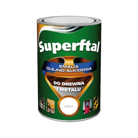 Emalia superftal do drewna i metalu szara 7015 0.8l