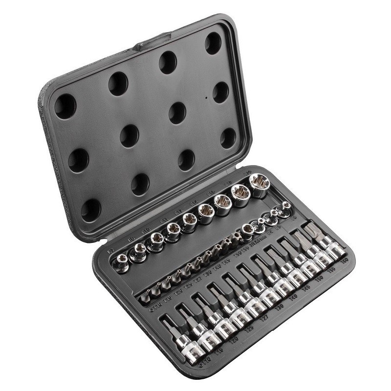 Bity torx 3/8 zestaw 34szt