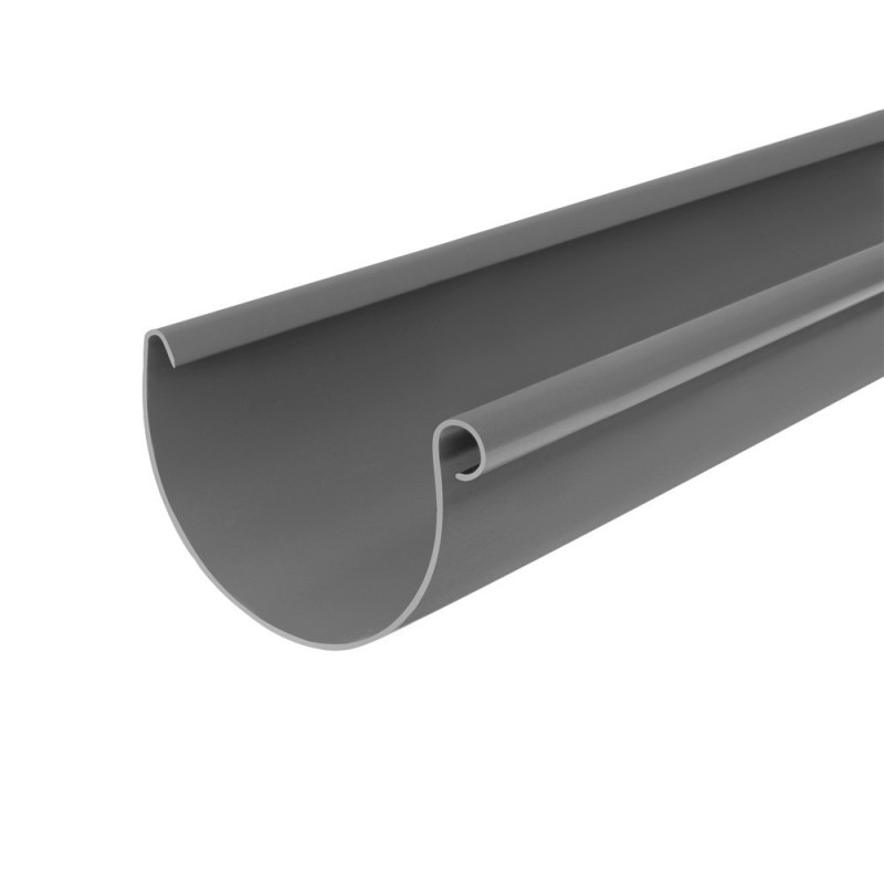 Rynna dachowa pvc 150mm 4m grafit bryza