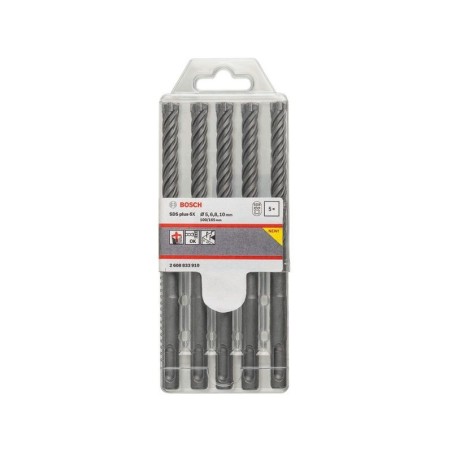 Zestaw wieteł do młotów sds plus-5x s 2x6/2x8/10x100/160mm