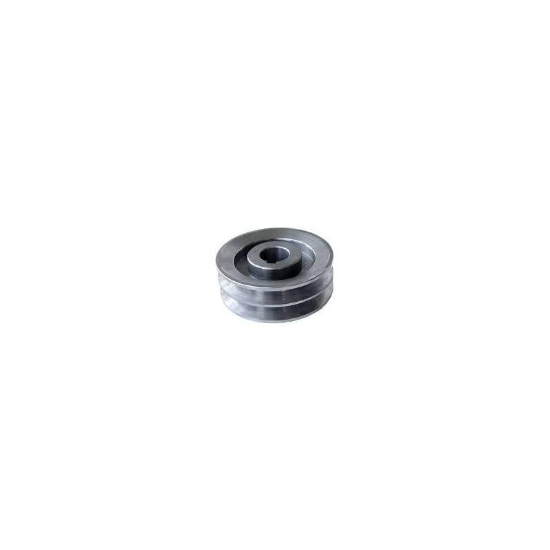 Koło pasowe, przekładnia 2 hb 80mm fi 28mm, na pasek 2x17mm