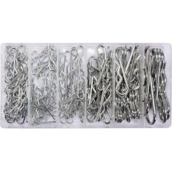 Zestaw zawleczek sprężystch mix 150szt