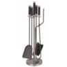 Zestaw kominkowy 5-el,wys.66cm,stal