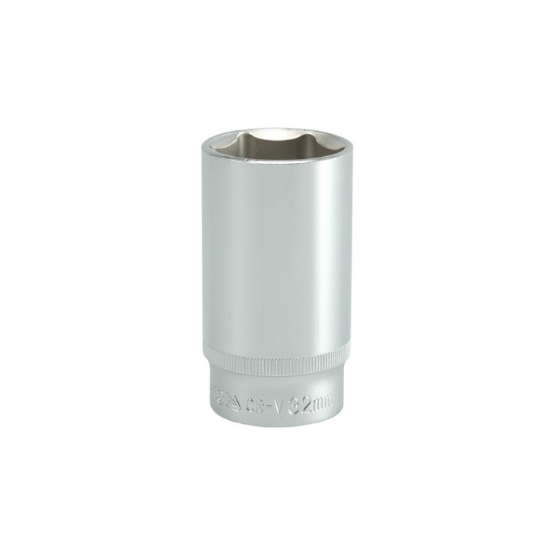 Nasadka długa 6-kątna chromowana 1/2'' 32mm