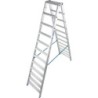 Drabina aluminiowa dwustronna stabilo 2x12 szczebli