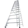 Drabina aluminiowa dwustronna stabilo 2x12 szczebli