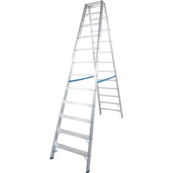 Drabina aluminiowa dwustronna stabilo 2x12 szczebli
