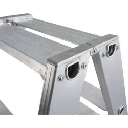 Drabina aluminiowa dwustronna stabilo 2x12 szczebli