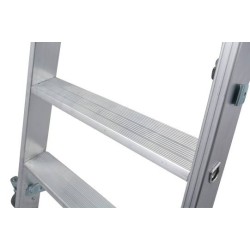Drabina aluminiowa dwustronna stabilo 2x12 szczebli