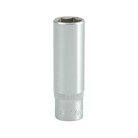 Nasadka długa 6-kątna chromowana 1/2'' 17mm