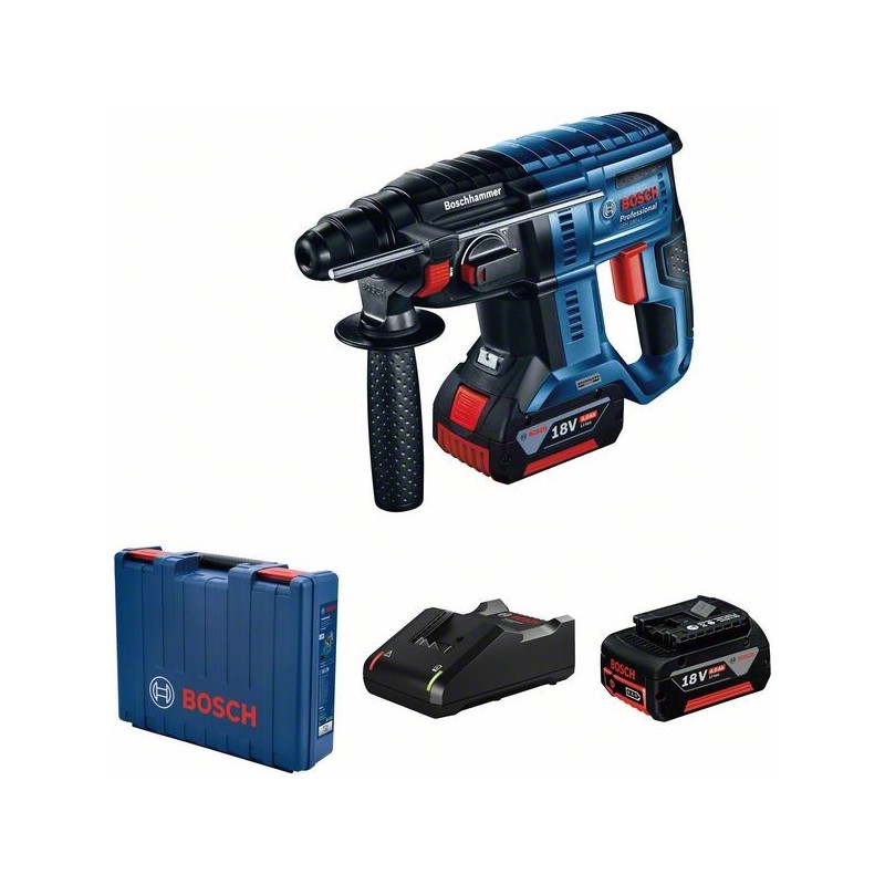 Młot udarowy obrotowy akumulatorowy sds+ gbh 180-li 2x4.0ah