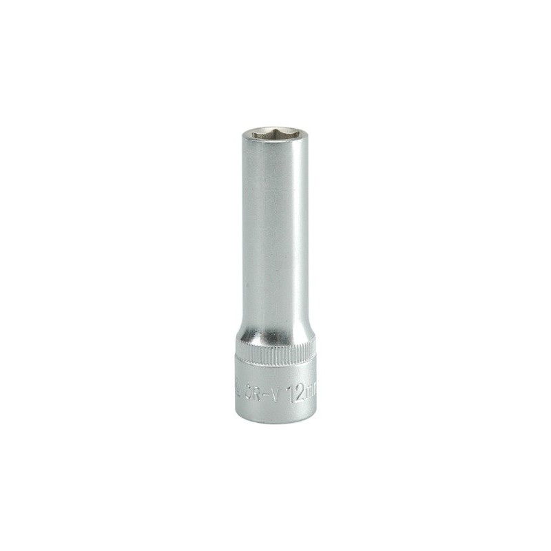 Nasadka długa 6-kątna chromowana 1/2'' 12mm