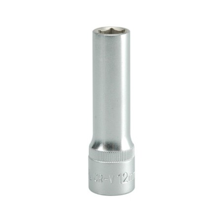 Nasadka długa 6-kątna chromowana 1/2'' 12mm