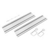 Szyny prowadzące 2x700mm 2 zaciski łącznik