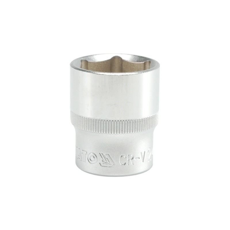 Nasadka krótka 6-kątna chromowana 1/2'' 24mm