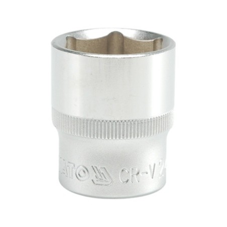 Nasadka krótka 6-kątna chromowana 1/2'' 24mm