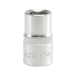 Nasadka krótka 6-kątna chromowana 1/2'' 14mm