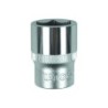 Nasadka krótka 6-kątna chromowana 1/2'' 9mm