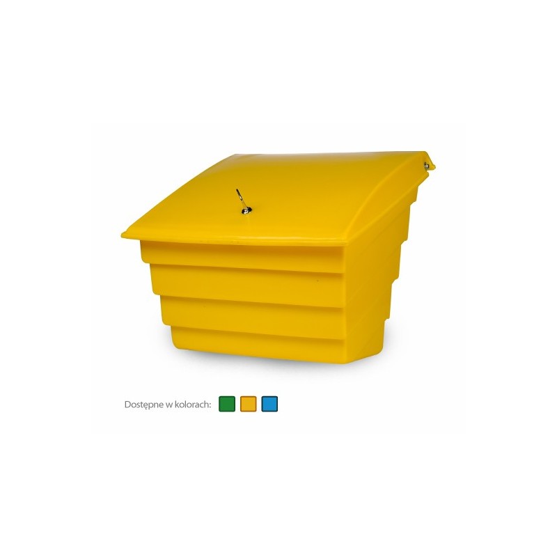 Pojemnik na piach/sól 250l żółty