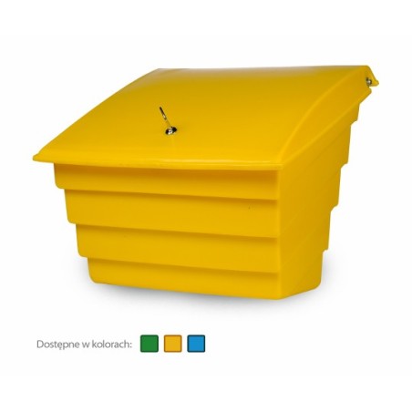 Pojemnik na piach/sól 250l żółty