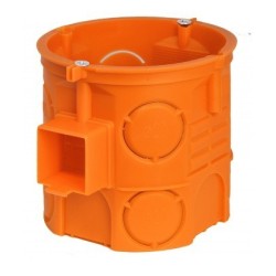 Puszka instalacyjna 60mm głęboka szeregowa pomarańczowa