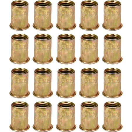 Nitonakrętki stalowe m4, 20szt