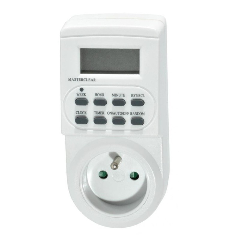 Programator czasowy 7-dniowy elektro. Max 3500w ac220-240v