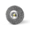 Szczotka tarczowa drut kwasoodporny trzpień 6mm, fi100mm
