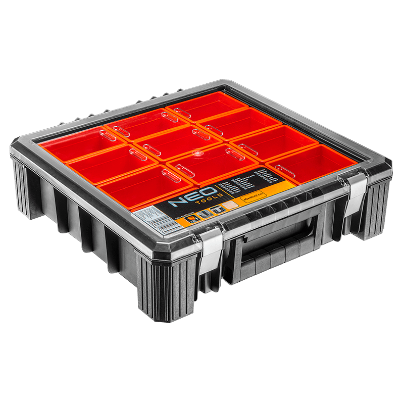 Organizer z kubełkami 40x40x12cm