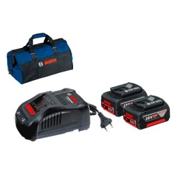 Zestaw startowy 18v 2x5,0ah + ładowarka + torba