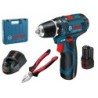 Wiertarko-wkrętarka akumulatorowa gsr 10,8/12v-15 2x2.0ah wi