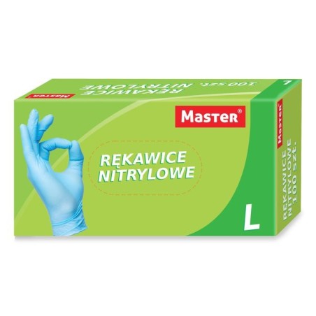 Rękawice nitrylowe master rozmiar m