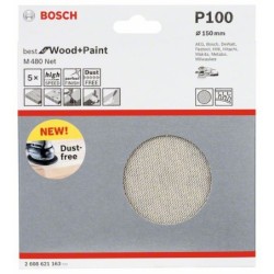 Siatka ścierna  m480 150mm g100 5szt.