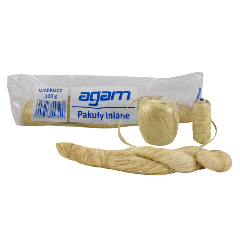 Pakuły lniane w szpuli 8 dkg