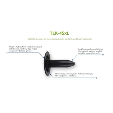 Tuleja teleskopowa 45x185mm