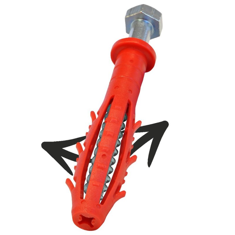 Kołek ramowy wszechstronny kaxdn 10x300mm nylon