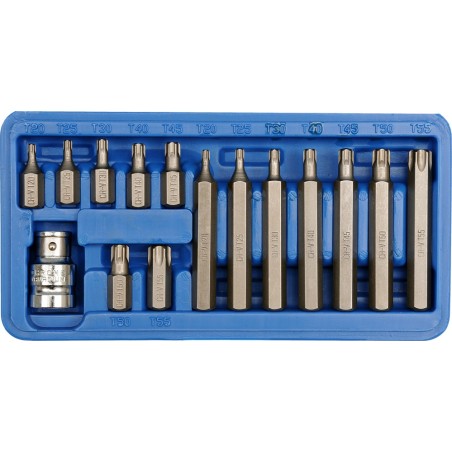 Zestaw bitów torx t20-t55 15 sztuk