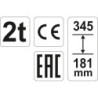 Podnośnik hydrauliczny słupkowy 2t
