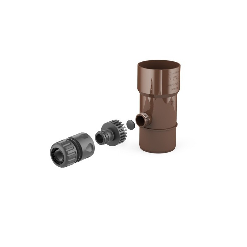 Odzyskiwacz wody deszczowej 110 mm brąz bryza