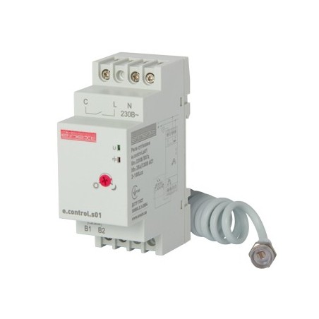 Wyłącznik zmierzchowy z czujnikiem zewnętrznym e.control.s01